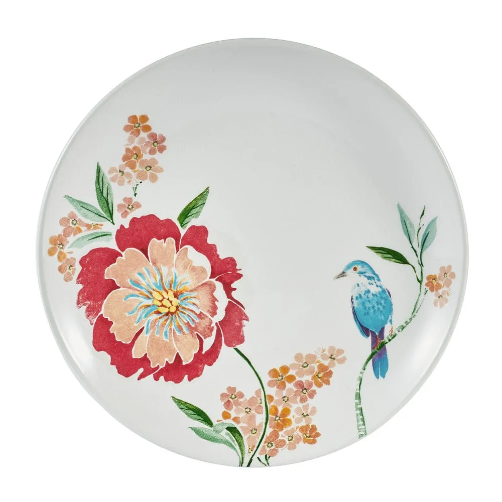 Fitz and Floyd Meadow set 4 piatti insalata fiori