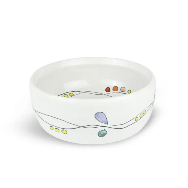 400 Gon Gipsy piatto ceramica decorato boho artigianale