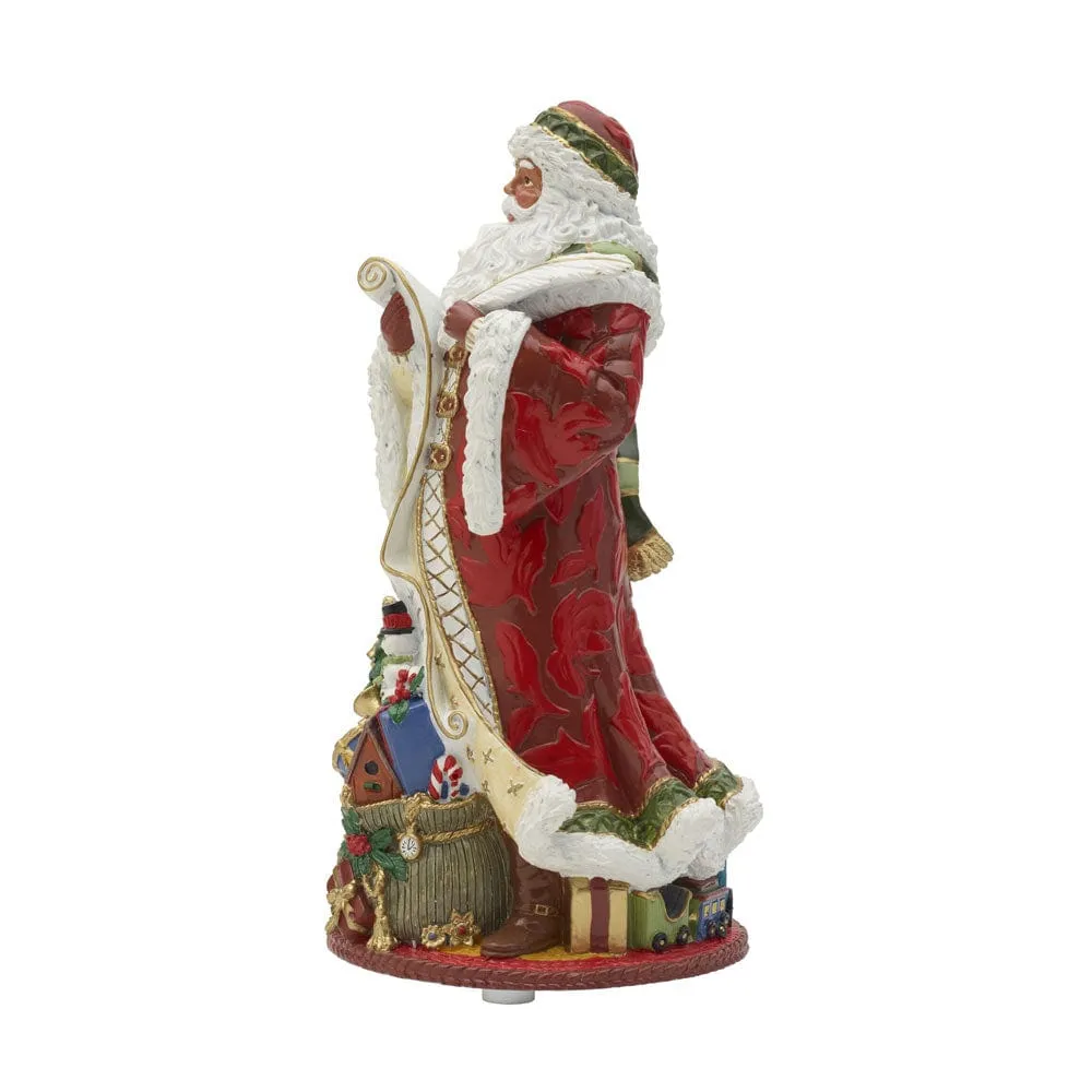 Fitz and Floyd Holiday Home Jolly Ole Saint Nicholas carillon 27 cm
