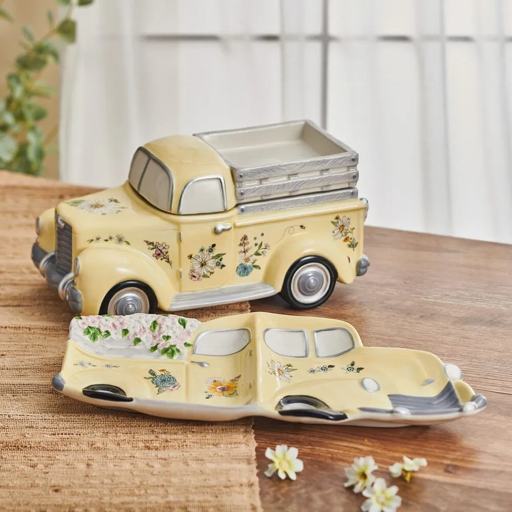 Fitz and Floyd Emi's Garden vassoio scomparti camioncino