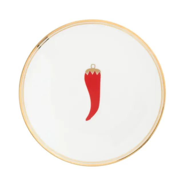Bitossi Home Funky Table Piatto Cornetto Portafortuna in ceramica