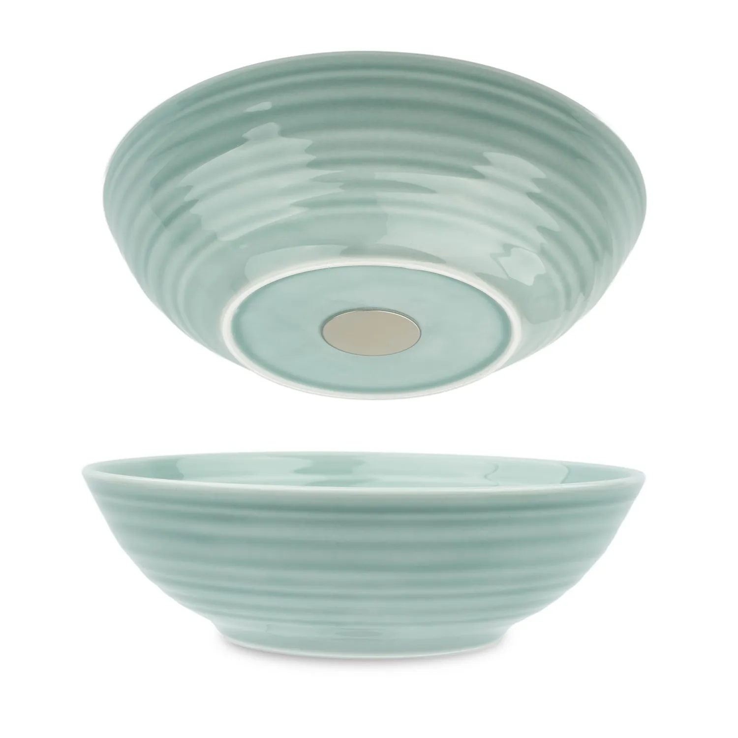 Silwy Ciano ciotole magnetiche porcellana 20 cm azzurre