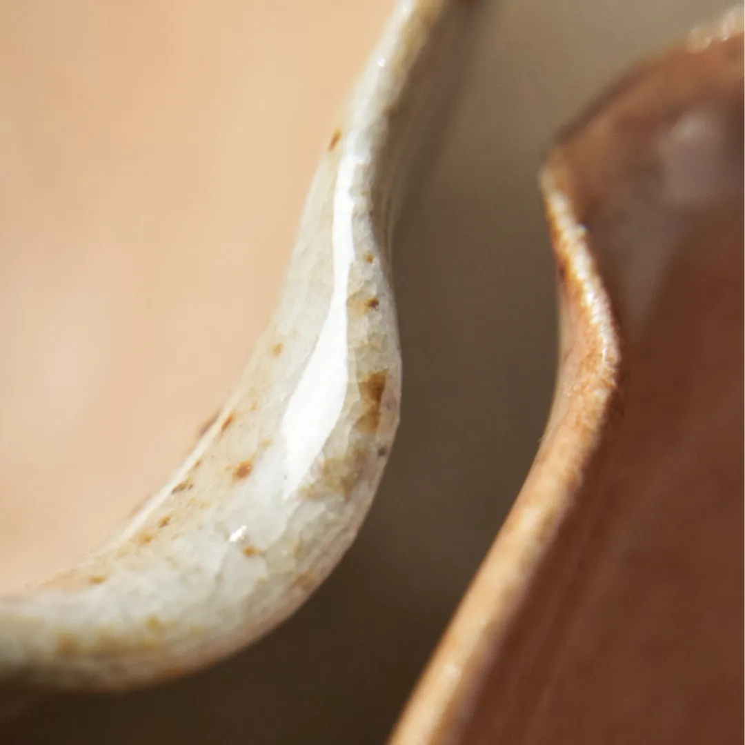 Studio Delta Pottery Shino Set 4 ciotole grès woodfired