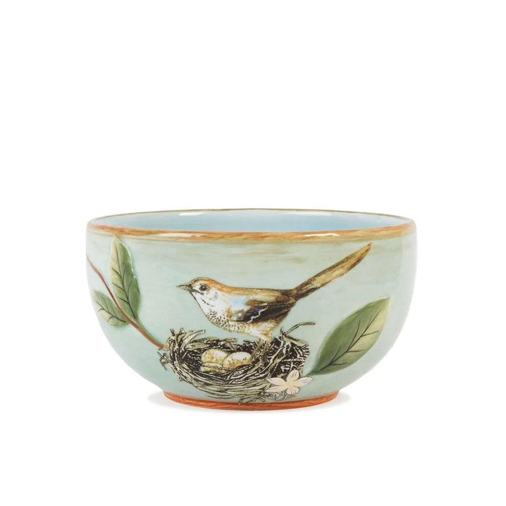 Fitz and Floyd Toulouse set 4 ciotoline verdi 19 oz ceramica