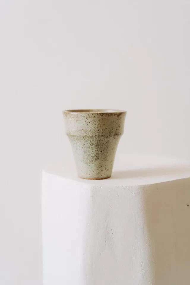 Poemi Cupping tazza 240 ml verde pistacchio in gres