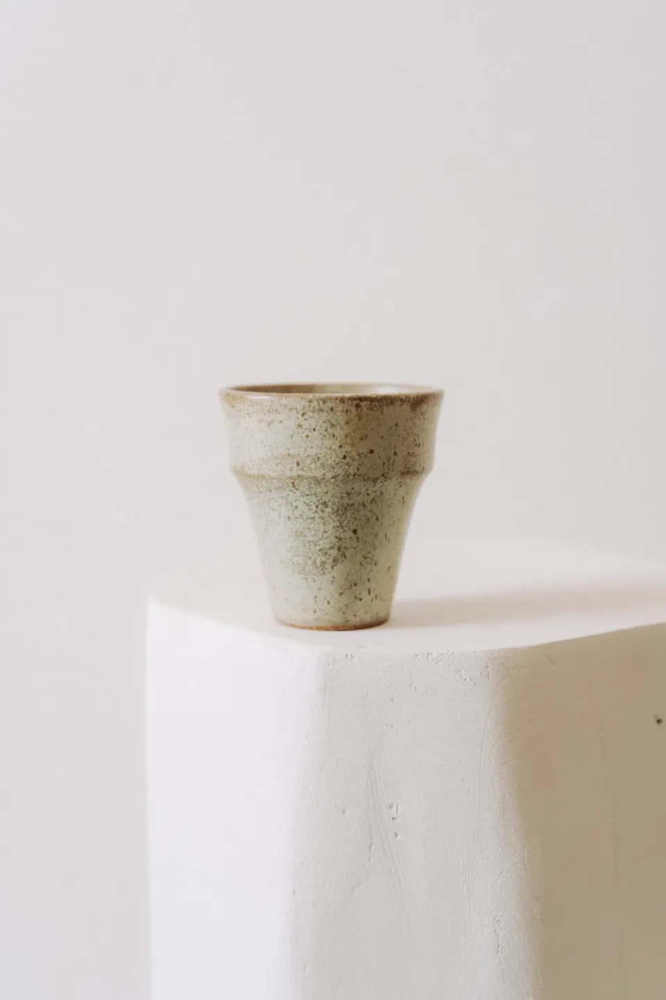Poemi Cupping tazza 240 ml verde pistacchio in gres