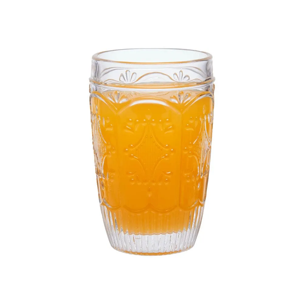 Fitz and Floyd Trestle Highball bicchieri set 4 trasparenti vetro