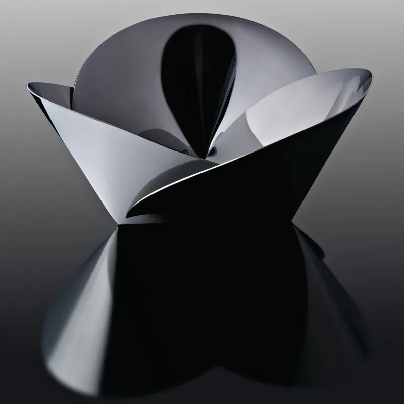 Alessi Harmonic cestino centrotavola acciaio