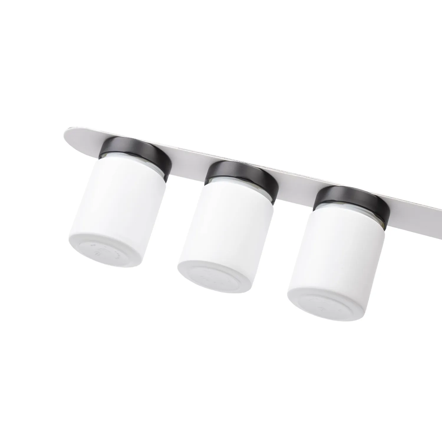 Silwy Barattoli magnetici bianchi 192 ml con barra bianca
