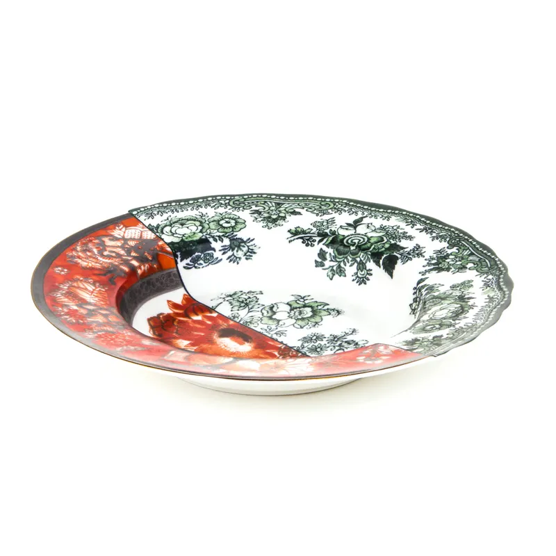 Seletti Hybrid Cecilia piatto fondo porcellana bone china