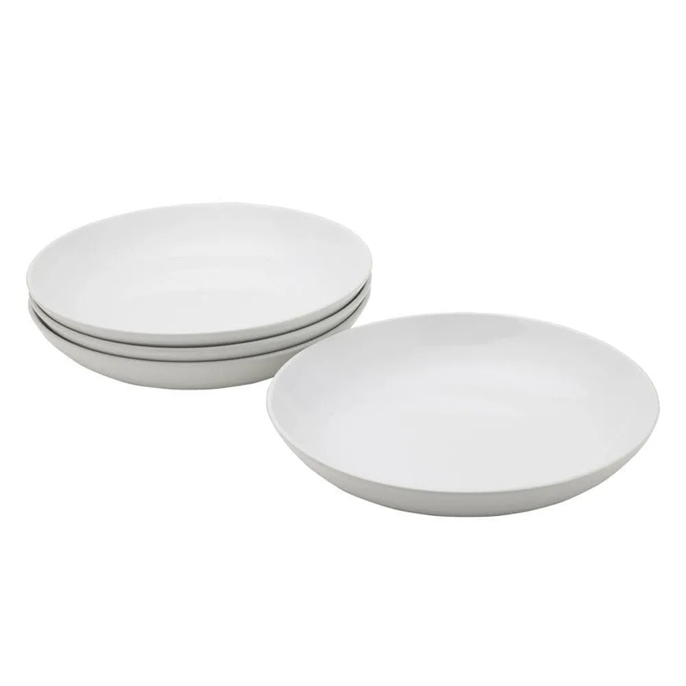 Fitz and Floyd Everyday White ciotole set 4 pezzi porcellana