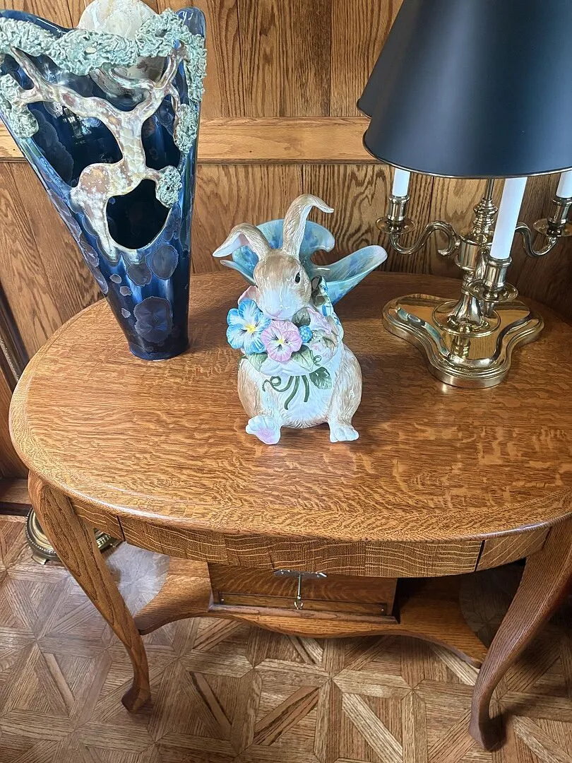 Fitz and Floyd Toulouse Rabbit biscottiera coniglio ceramica