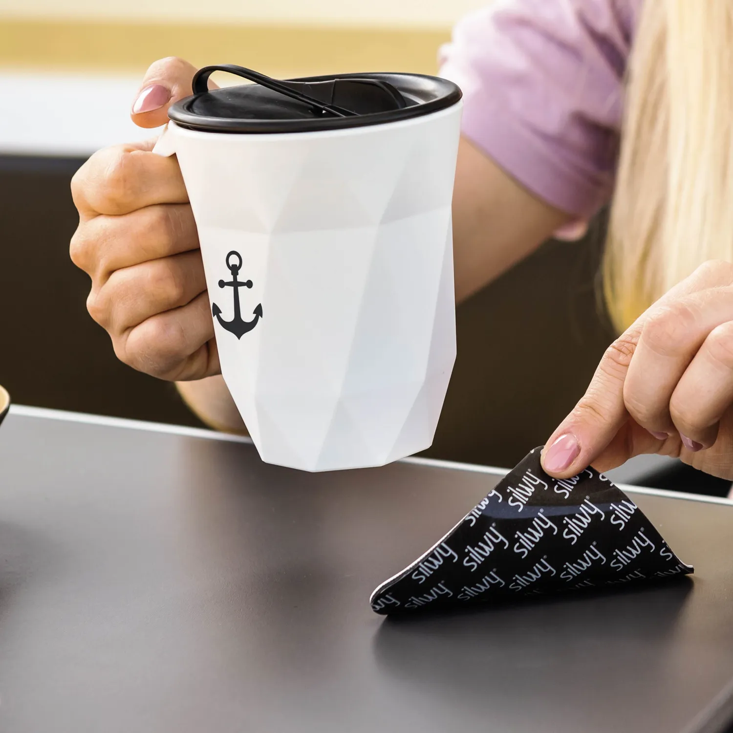 Silwy To-Go Reiselust tazza magnetica con coperchio