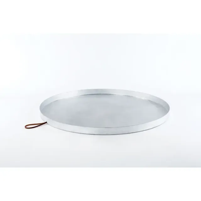 Live Ly vassoio rotondo alluminio stone washed