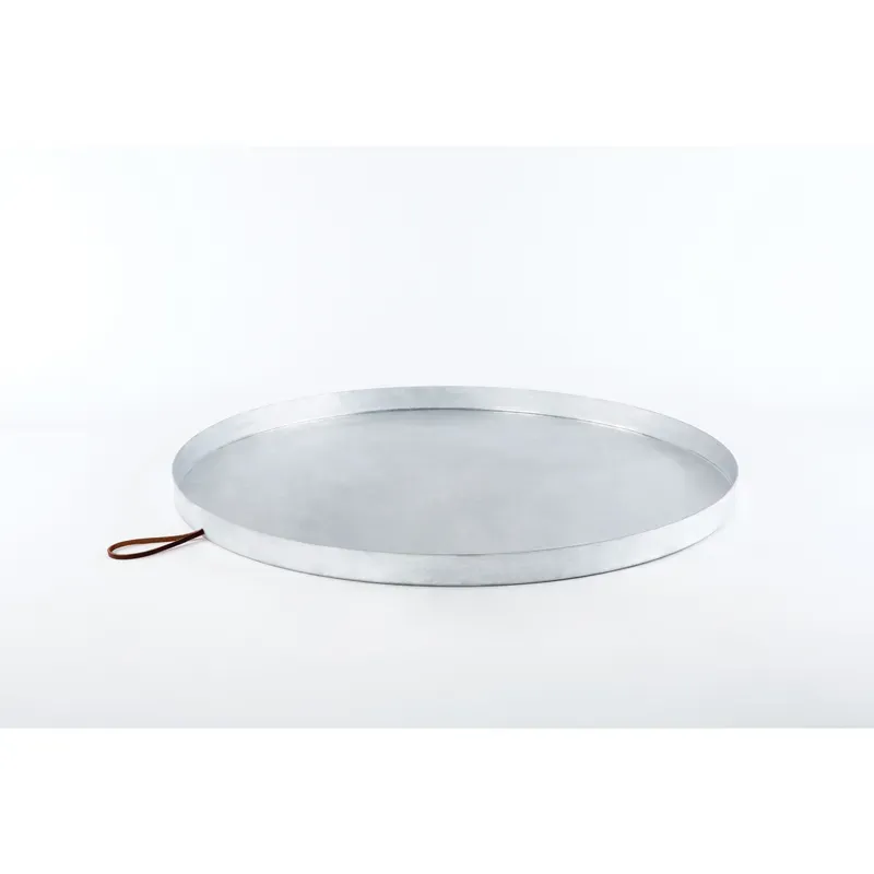 Live Ly vassoio rotondo alluminio stone washed