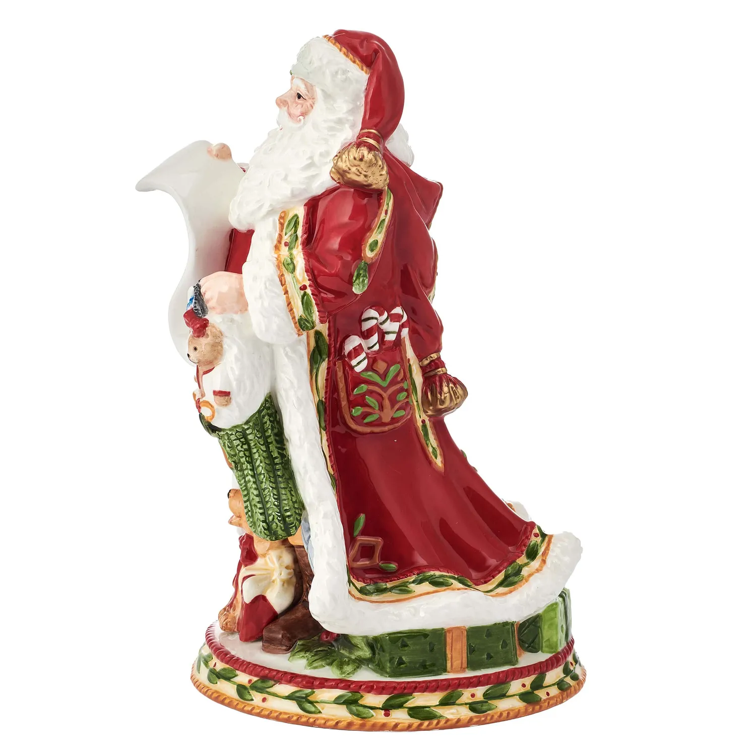Fitz and Floyd Santa's Gift Musical Figurine statuina musicale 23,5 cm