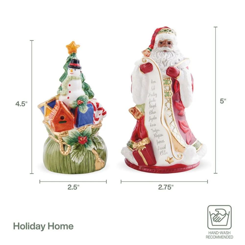 Fitz and Floyd Holiday Home set sale e pepe Santa