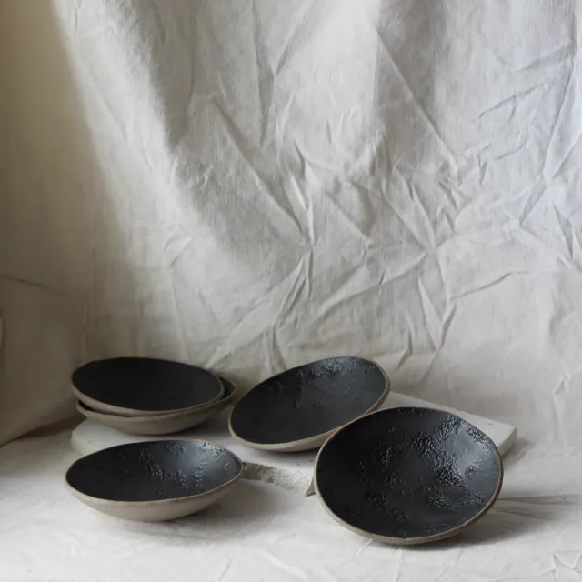Studio Delta Pottery Pomice Bowl ciotola gres antracite