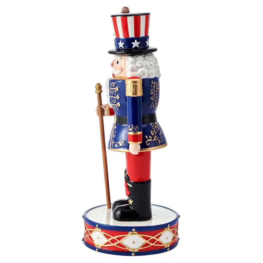 Fitz and Floyd Uncle Sam Schiaccianoci 33 cm terracotta
