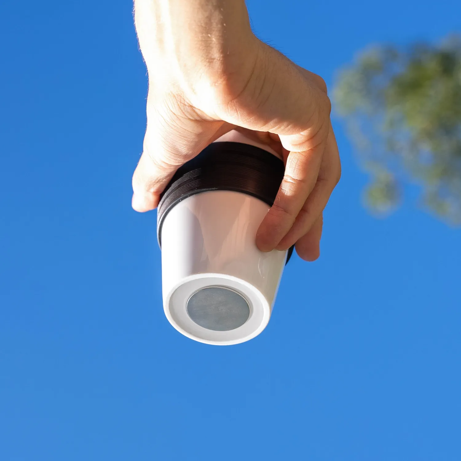 Silwy tazza magnetica porcellana da viaggio con coperchio