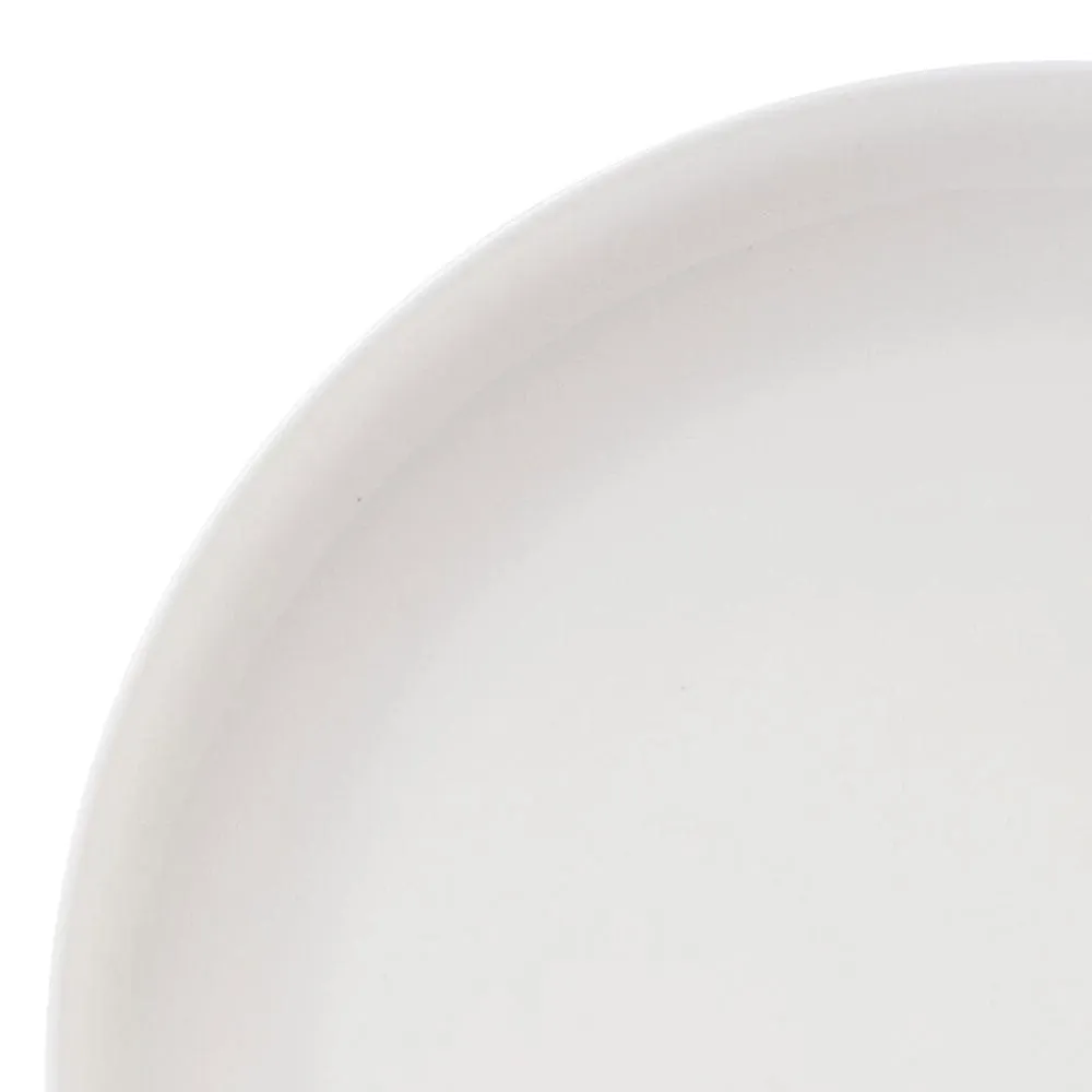 Fitz and Floyd Nevaeh White Coupe servizio piatti 16 pezzi bone china