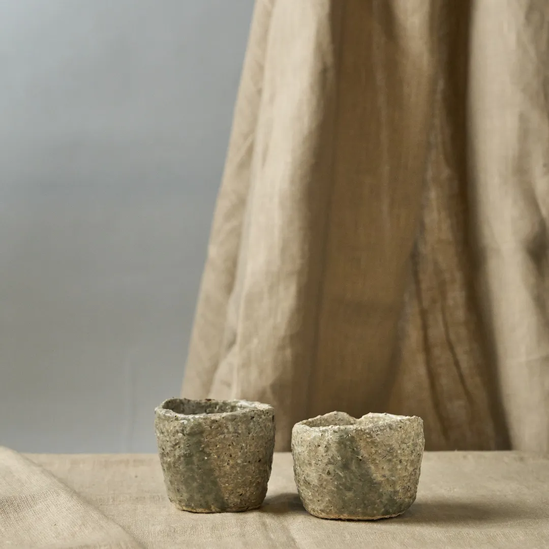 Studio Delta Pottery Set Cup woodfired tazze 7x7 cm 2 pezzi
