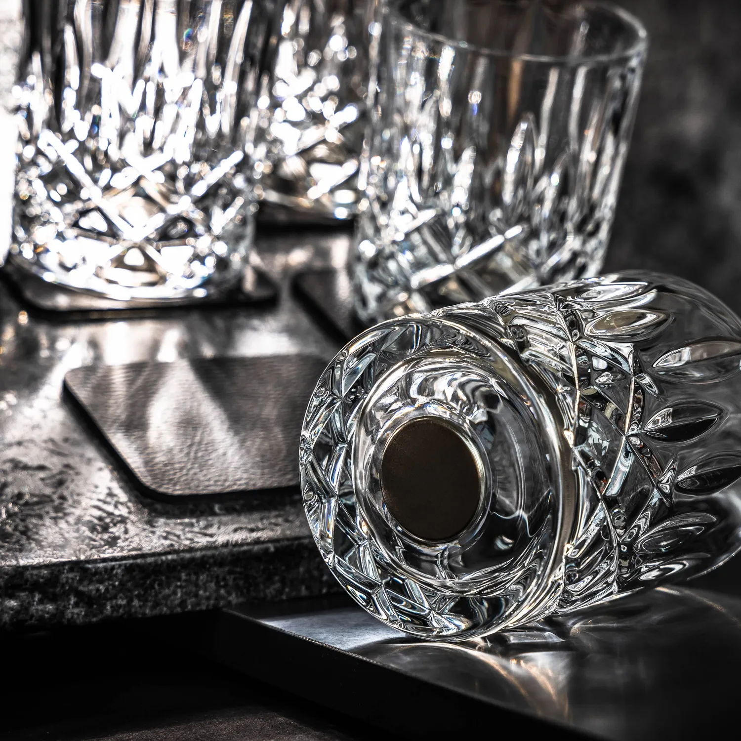 Silwy Whisky Diamond bicchieri magnetici set 4 pezzi Tritan