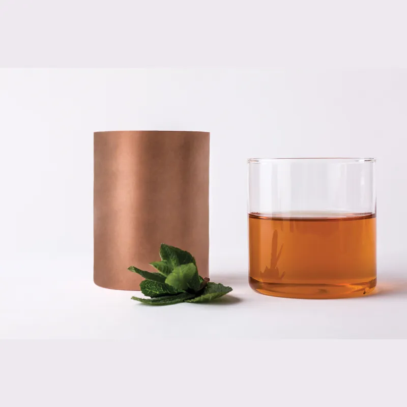 KnIndustrie Lime Mule tumbler rame satinato