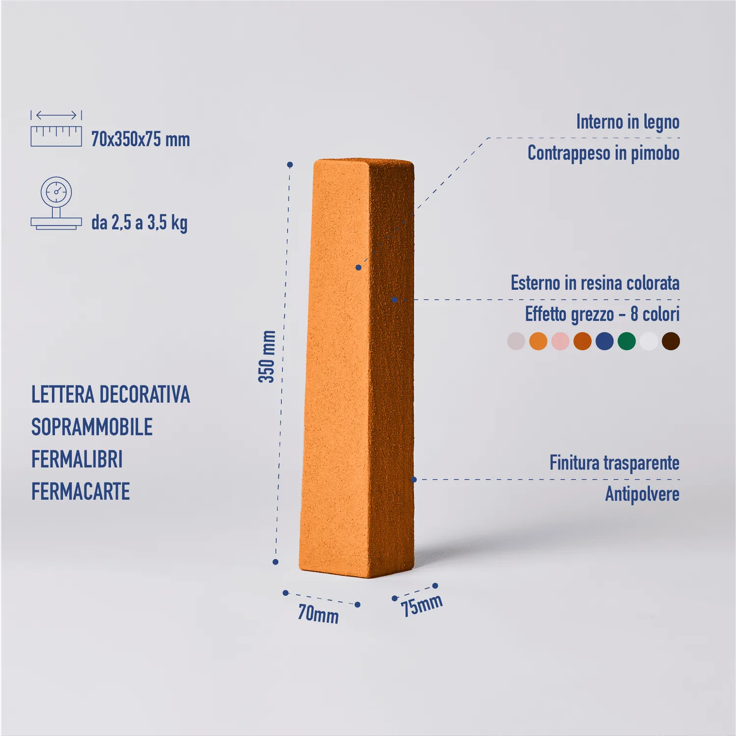 Andrea I ciotola ceramica bianco puro taglia M