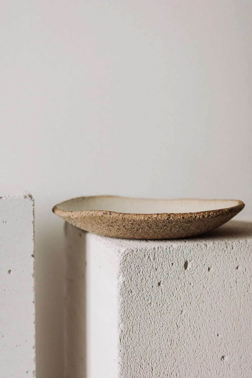 Poemi Umbria piatto fondo 21 cm beige terrazzo