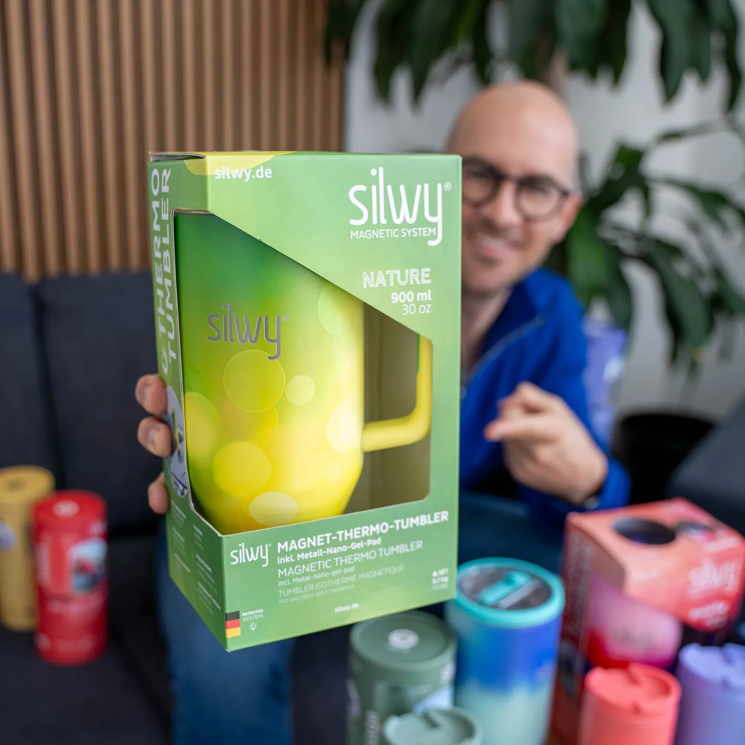 Silwy Natura Thermo-Tumbler tazza termica 900 ml magnetica