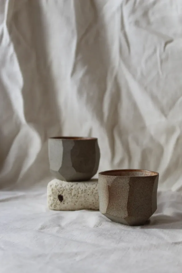 Studio Delta Pottery Essere Pietra set tazzine caffè 2 pezzi