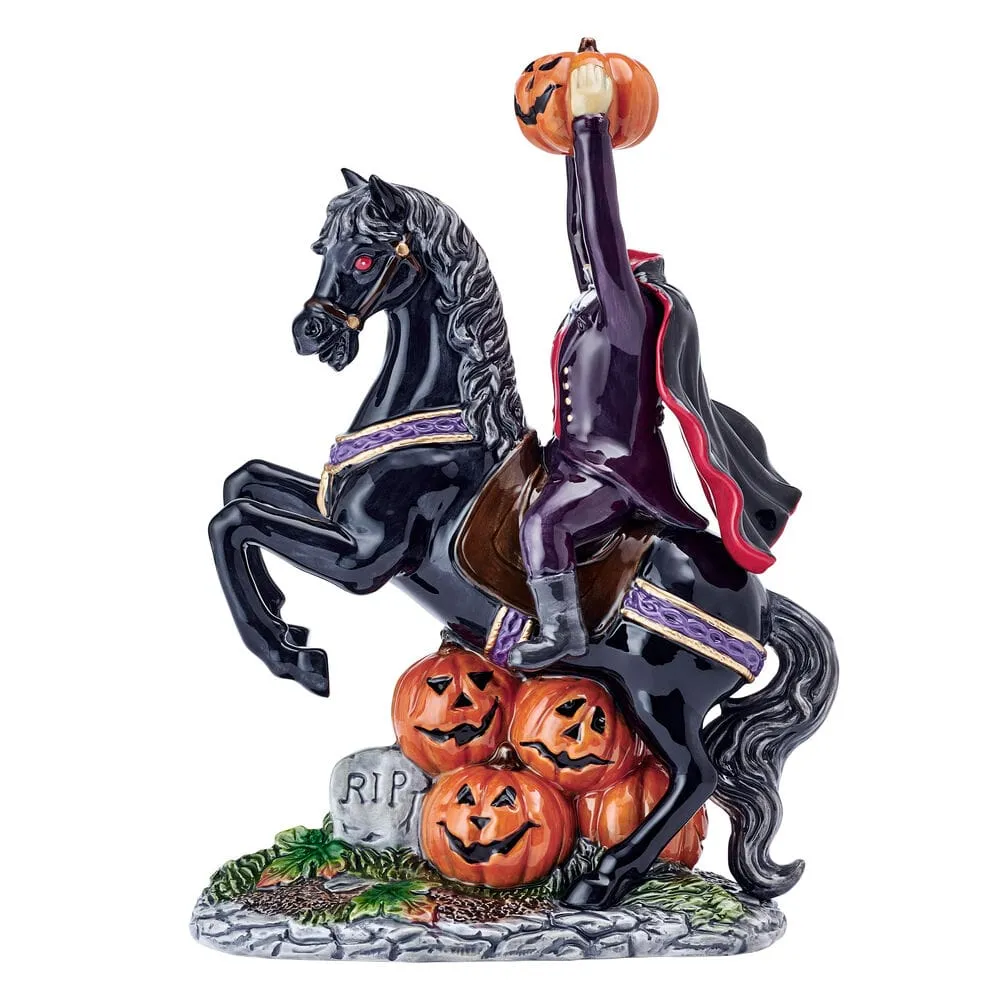 Fitz and Floyd Halloween Cavaliere senza Testa Statuina 31cm
