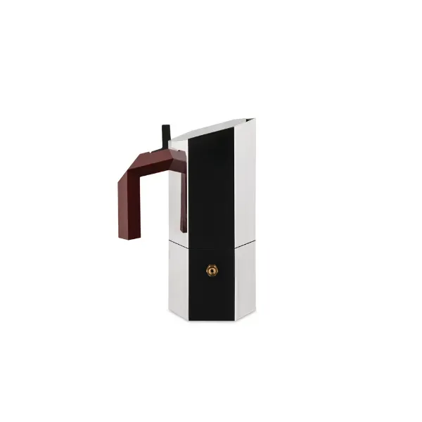 Alessi Menhir caffettiera espresso acciaio