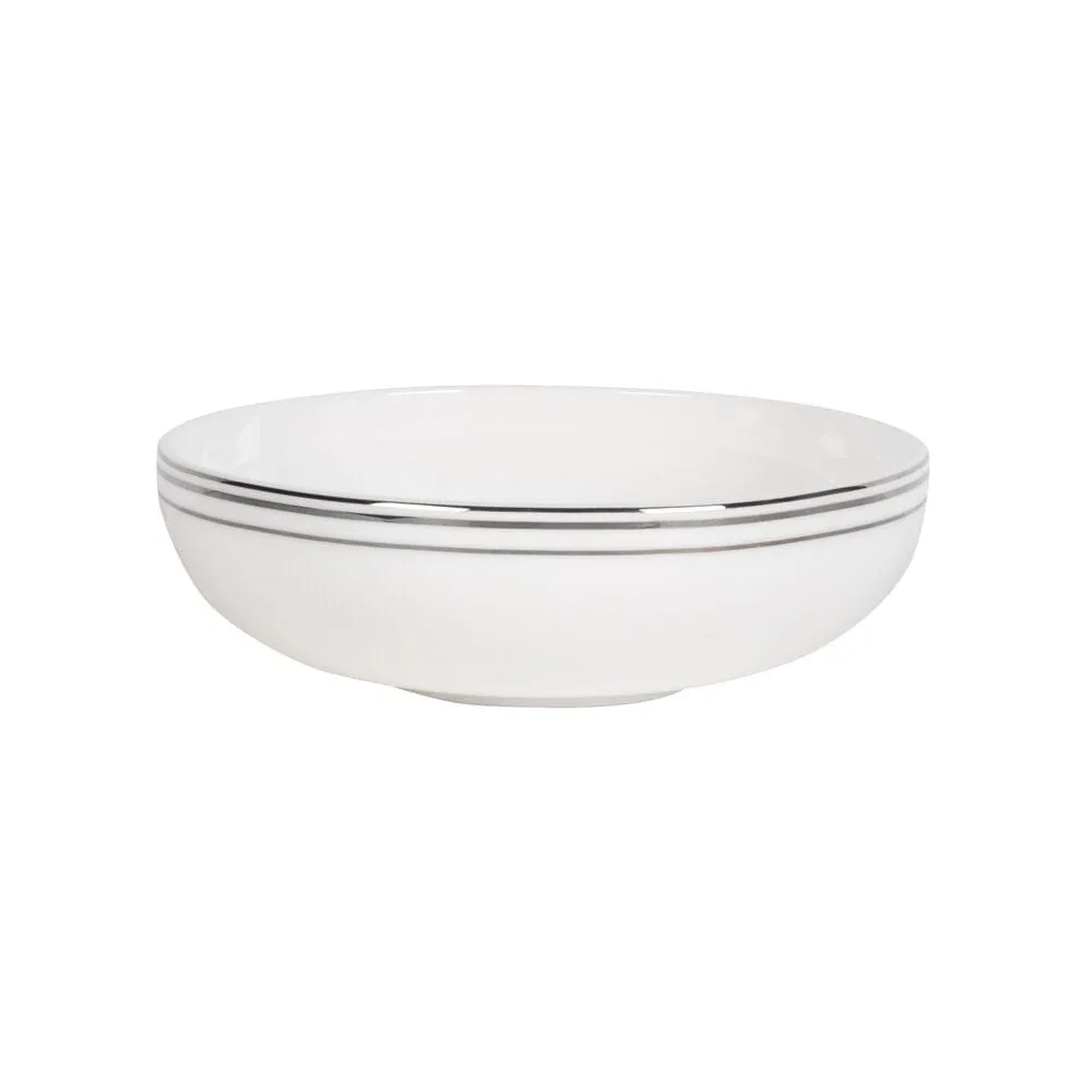 Fitz and Floyd Nevaeh White servizio piatti 16 pezzi platino per 4