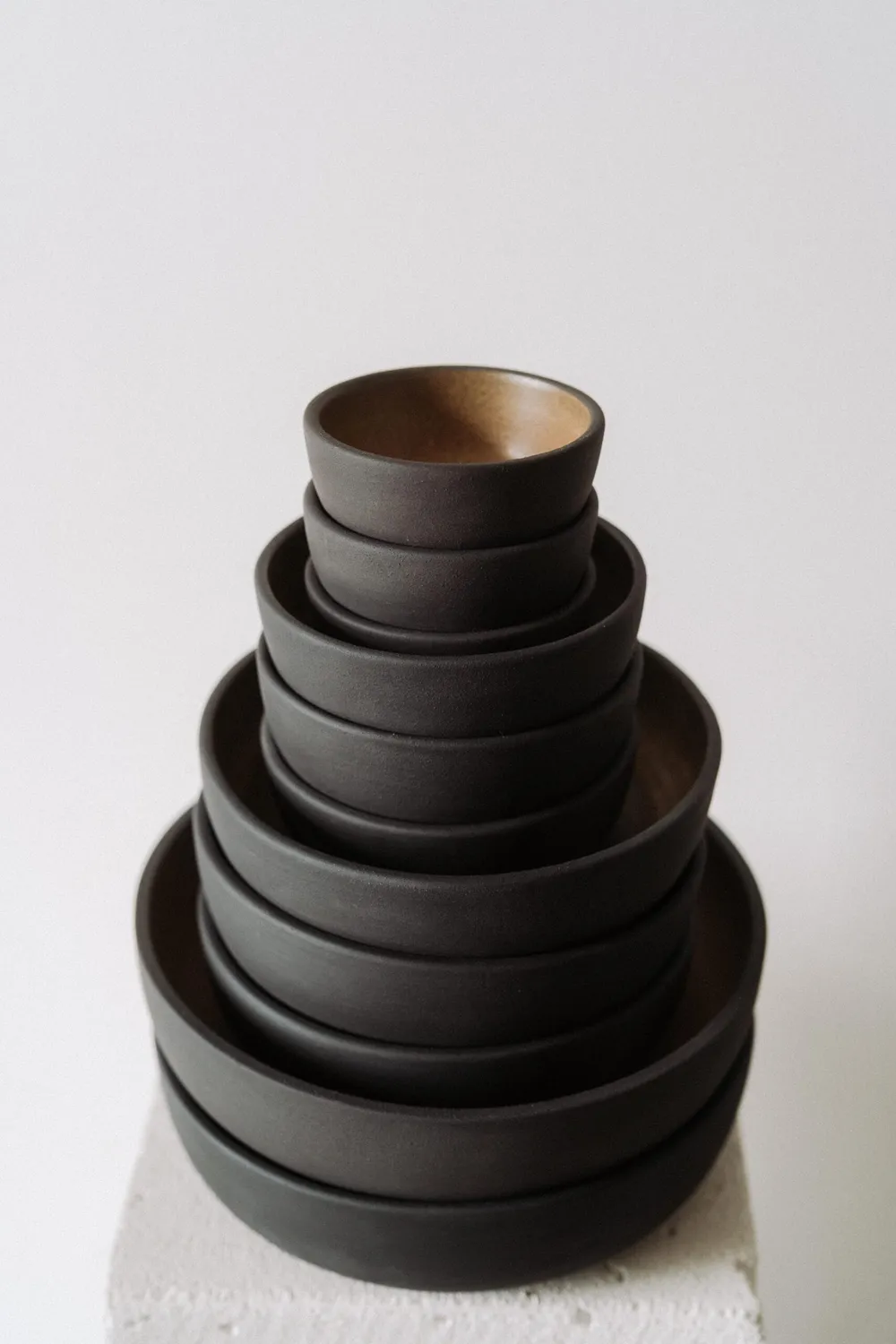 Poemi Fika ciotola 14 cm crema marrone