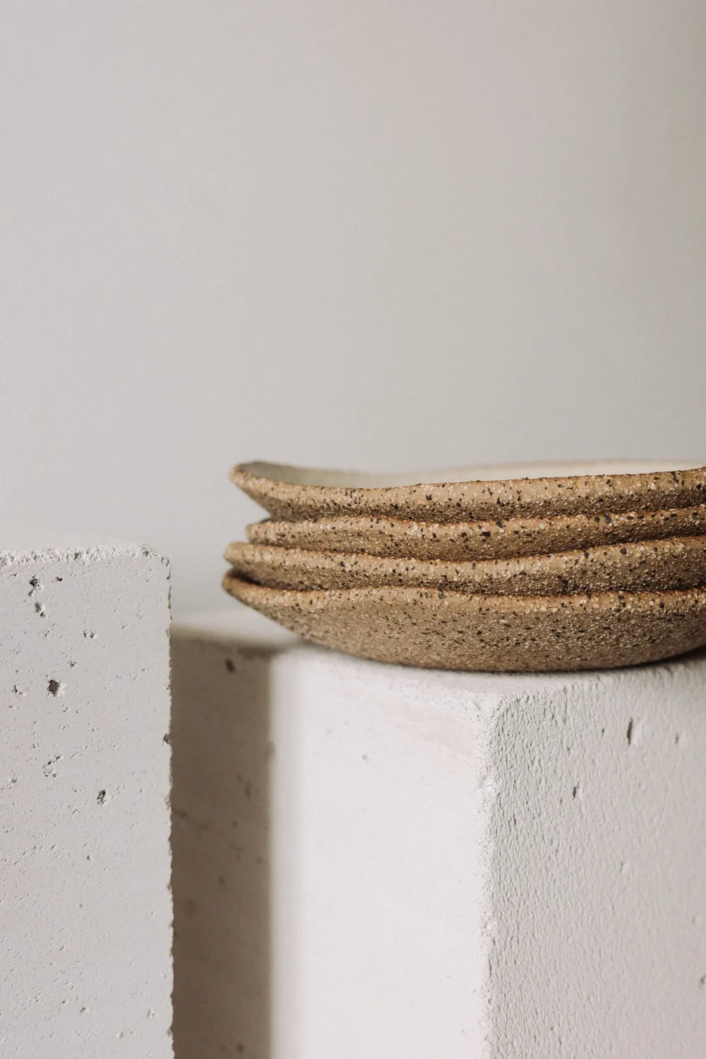Poemi Umbria piatto fondo 21 cm beige terrazzo