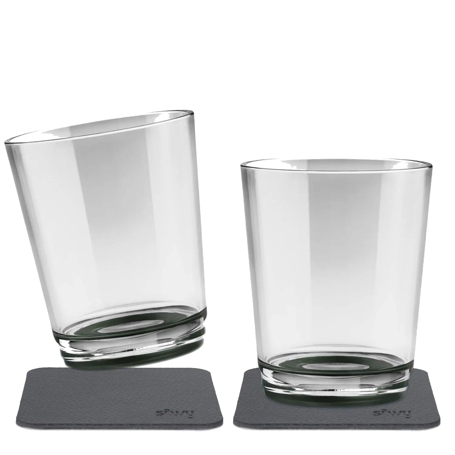 Silwy tazza magnetica grigia plastica antiscivolo