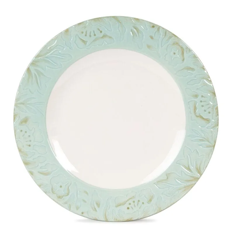 Fitz and Floyd Toulouse Green servizio piatti stoneware 12 pezzi 4 persone