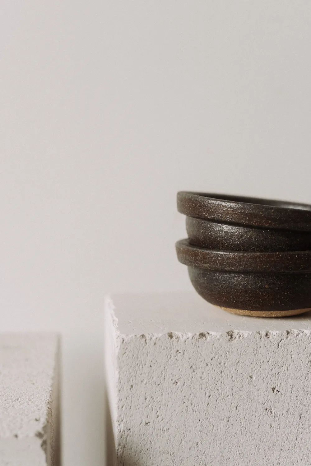 Poemi Earth ciotola bowl ceramica 12 cm antracite