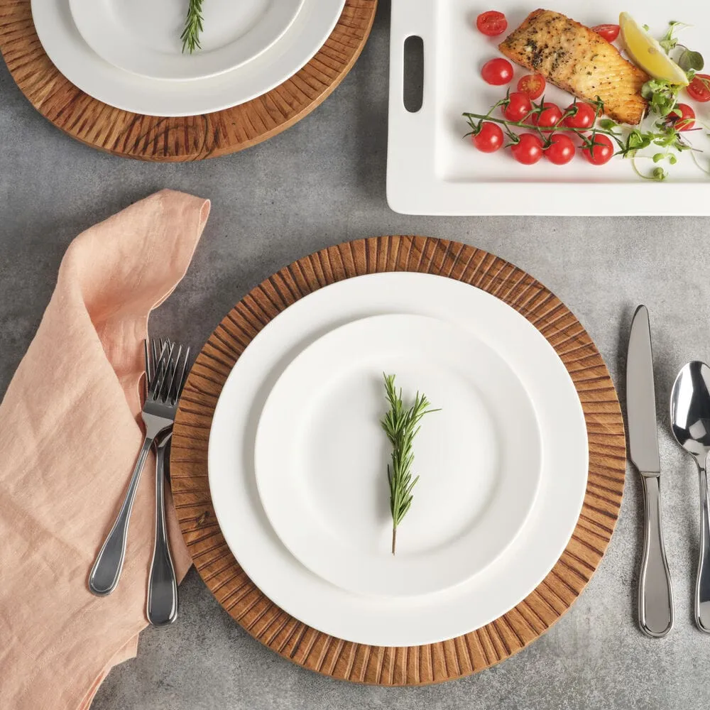 Fitz and Floyd Caleb set 2 sottopiatti legno acacia