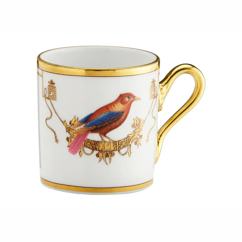 Richard Ginori Volière tazza caffè con piatto porcellana
