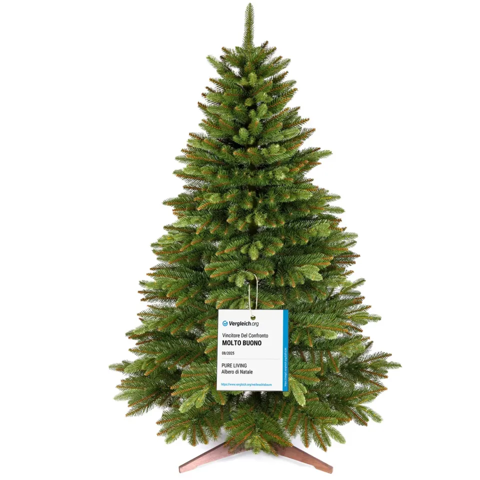 Pure Living albero di Natale artificiale 180 cm realistico