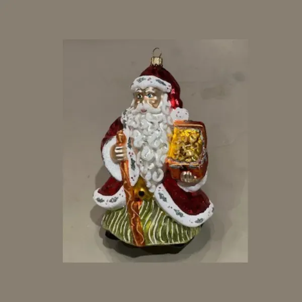 Ludell Santa decorazione natalizia vetro con cofanetto