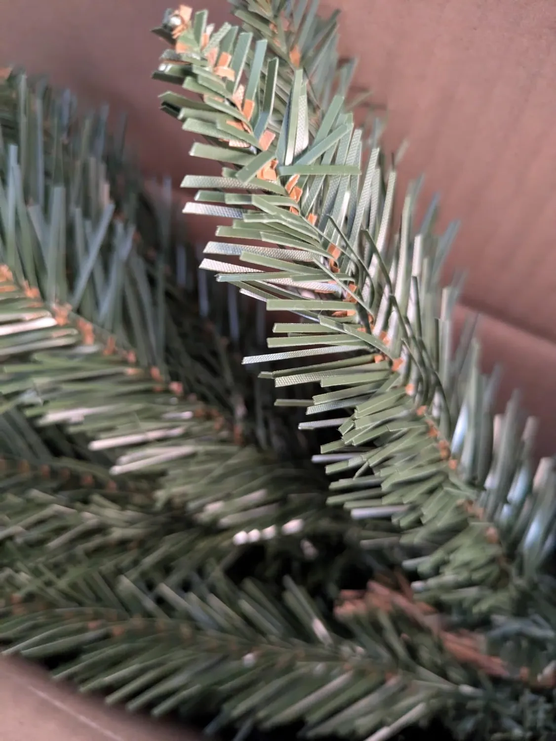 Pure Living albero di Natale artificiale 90 cm realistico legno
