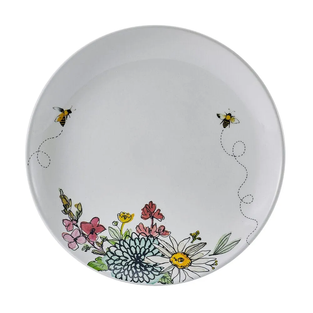 Fitz and Floyd Emi's Garden set 4 piattini floreali