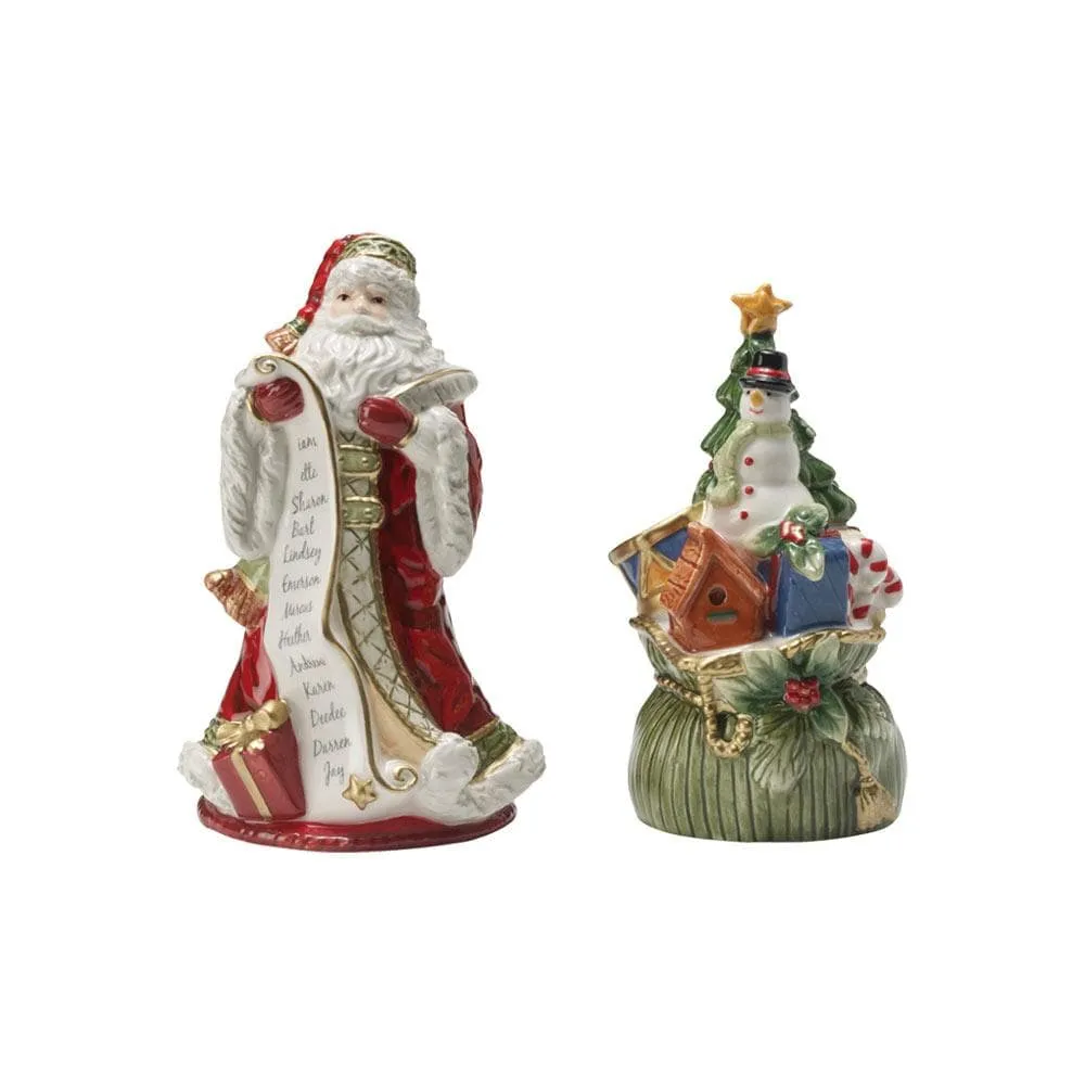 Fitz and Floyd Holiday Home set sale e pepe Babbo Natale