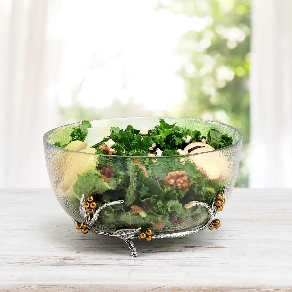 Fitz and Floyd Natures Greetings ciotola insalata foglie
