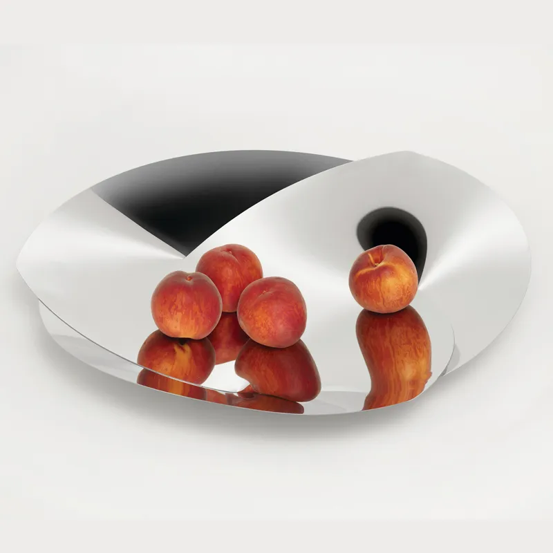 Alessi Resonance fruttiera centrotavola acciaio