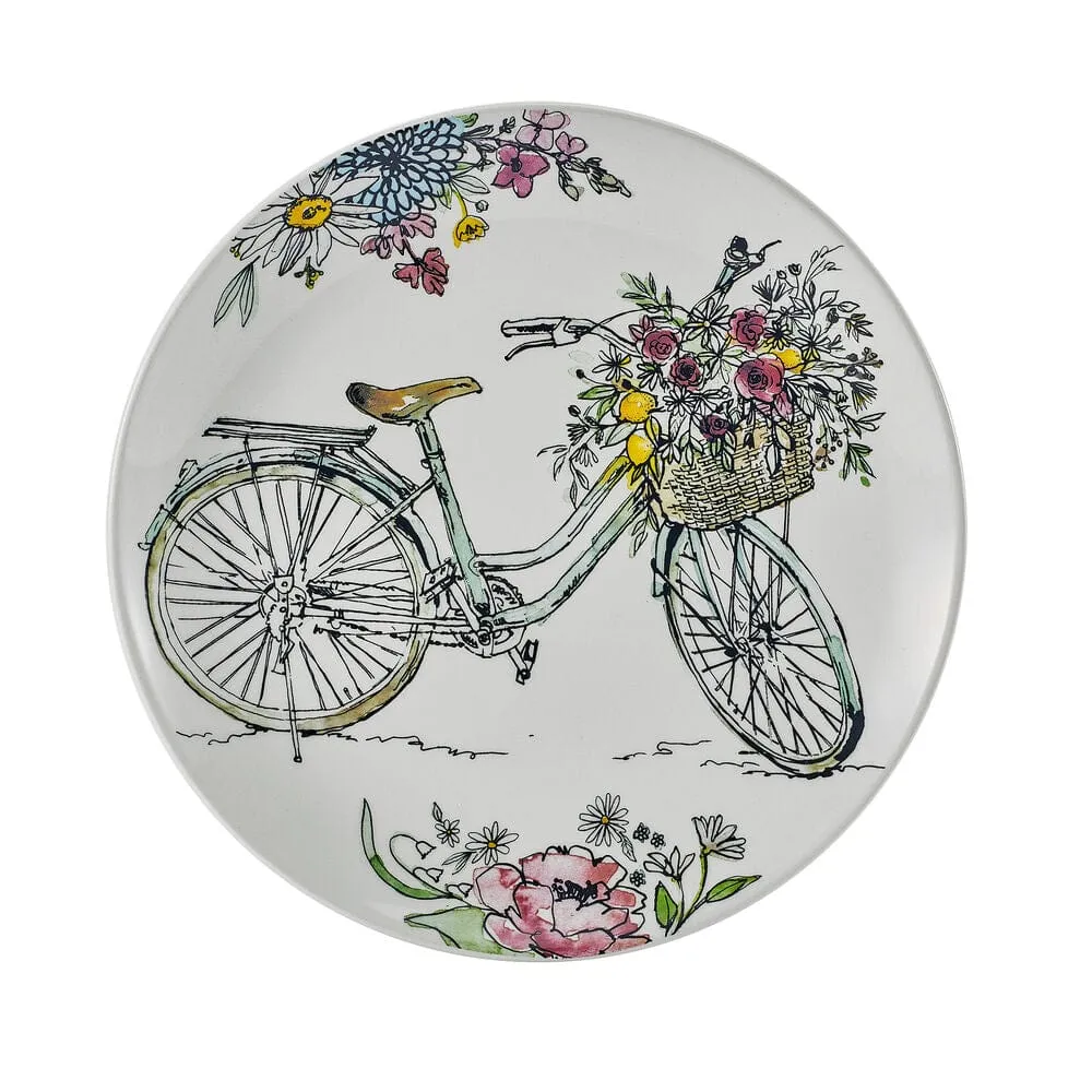 Fitz and Floyd Emi's Garden set 4 piattini floreali
